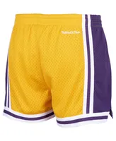 Women's Gold-Tone Los Angeles Lakers Jump Shot Shorts - Gold