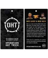 Men's Black Iowa Hawkeyes Oht Military-Inspired Appreciation Big and Tall Quarter-Zip Jacket