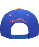 Men's Blue and Orange New York Knicks Upside Down Snapback Hat