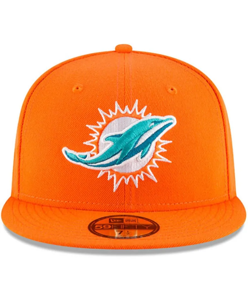 Men's Orange Miami Dolphins Omaha 59FIFTY Hat