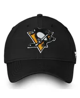 Men's Black Pittsburgh Penguins Core Primary Logo Flex Hat