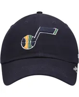 Women's Navy Utah Jazz Miata Clean Up Logo Adjustable Hat