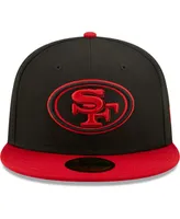 Men's and Scarlet San Francisco 49ers Flipside 59FIFTY Fitted Hat