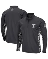 Men's Charcoal Tennessee Volunteers Oht Military-Inspired Appreciation Digi Camo Quarter-Zip Jacket