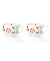 Butterfly Meadow 2-Piece Latte Mug Set