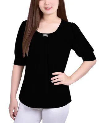 Women's Short Sleeve Balloon Top