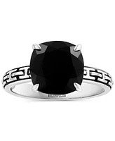 Effy Onyx Ring in Sterling Silver