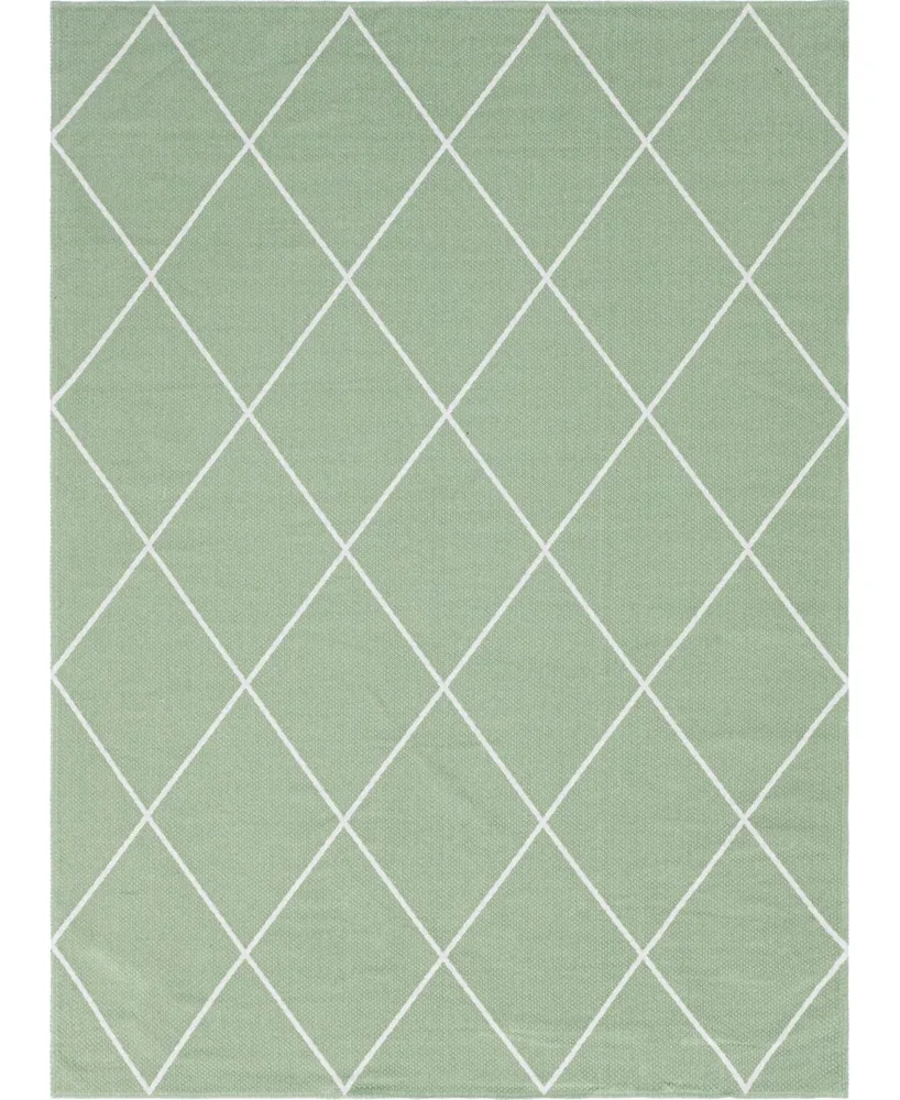 Closeout! Bayshore Home Illie Diamond 8'5" x 11'4" Area Rug