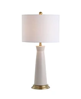 Jonathan Y Hartley 29" Ceramic Column Led Table Lamp