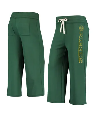 Women's Junk Food Green Green Bay Packers Cropped Pants