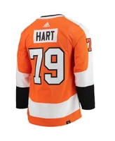 Men's adidas Carter Hart Orange Philadelphia Flyers Home Authentic Pro Player Jersey