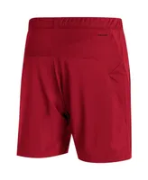 Men's Adidas Scarlet Nebraska Huskers 2021 Sideline Aeroready Training Shorts