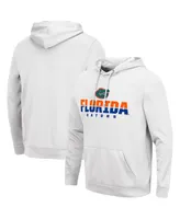 Men's Colosseum White Florida Gators Lantern Pullover Hoodie