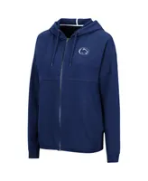 Women's Colosseum Navy Penn State Nittany Lions 2-Hit Full-Zip Hoodie