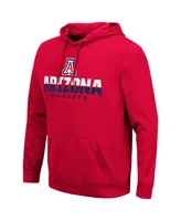 Men's Colosseum Red Arizona Wildcats Lantern Pullover Hoodie