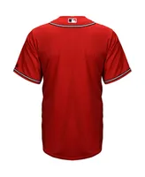 Men's Majestic Scarlet Cincinnati Reds Alternate Los Rojos Cool Base Jersey