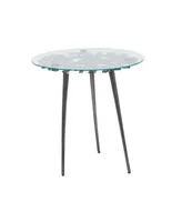 Aluminum Modern Accent Table