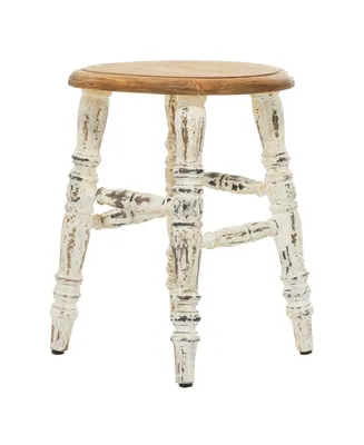 Wood Farmhouse Stool