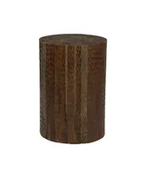 Teak Wood Contemporary Stool