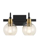 Jonathan Y Marais -Light Rustic Vintage-Inspired Led Vanity Light