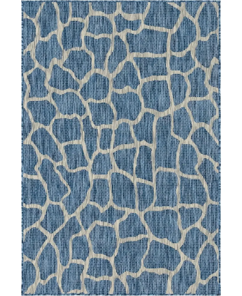 Bayshore Home Outdoor Pashio Safari Ii Giraffe 8' x 11'4" Area Rug