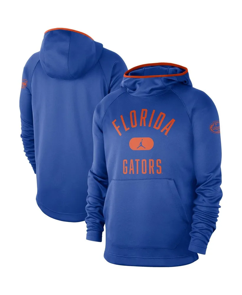 Men's Royal Florida Gators Basketball Spotlight Performance Raglan Pullover Hoodie