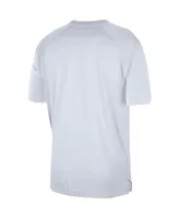 Men's White Brooklyn Nets 2021/22 City Edition Pregame Warm-up Shooting T-shirt