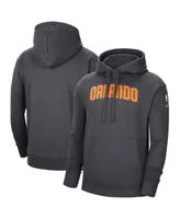 Men's Nike Anthracite Orlando Magic 2021/22 City Edition Essential Logo Pullover Hoodie