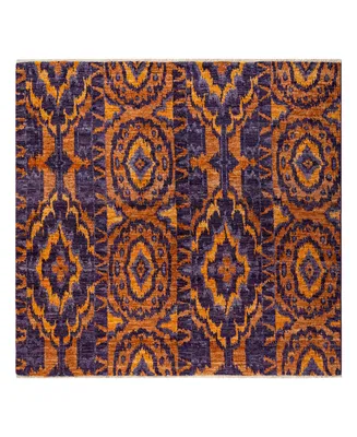 Adorn Hand Woven Rugs Modern M167505 6'1" x 6'1" Square Area Rug