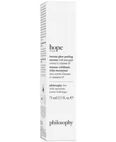 philosophy hope in a jar instant glow peeling mousse with pineapple extract & vitamin b5, 2.5