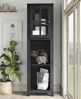 Migley Open Shelves Tower Cabinet