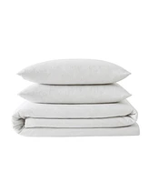 London Fog Herringbone Piece Flannel Comforter Set