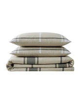 Truly Soft Preston Plaid Piece Flannel Comforter Set