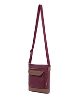 Tsd Brand Urban Light Coated Canvas Crossbody Bag