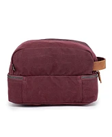 Tsd Brand Stone Creek Waxed Canvas Toiletry Bag