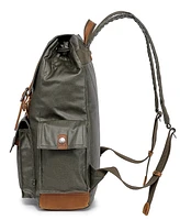 Tsd Brand Urban Light Traveller Canvas Backpack