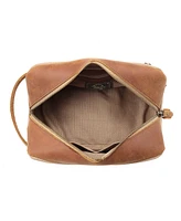 Tsd Brand Valley Oak Canvas Toiletry Bag