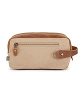 Tsd Brand Valley Oak Canvas Toiletry Bag