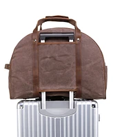 Tsd Brand Stone Creek Waxed Canvas Travel Bag