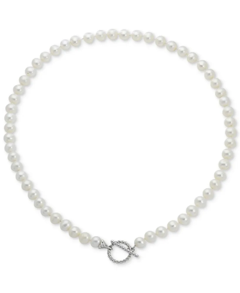Cultured Freshwater Pearl (7-8mm) 18" Collar Necklace
