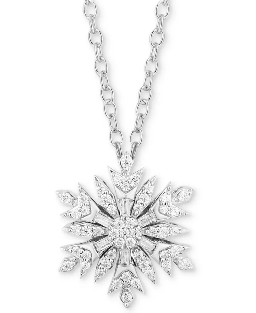 Disney Frozen Elsa Spinning Snowflake Necklace – Super Smalls