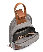 Tsd Brand Agave Canvas Sling Bag