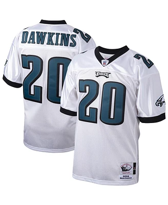 Men's Mitchell & Ness Brian Dawkins White Philadelphia Eagles 2004 Authentic Throwback Retired Player Jersey
