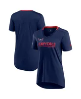 Women's Fanatics Navy Washington Capitals Authentic Pro Locker Room T-shirt