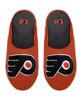 Men's Foco Philadelphia Flyers Big Logo Colorblock Mesh Slippers