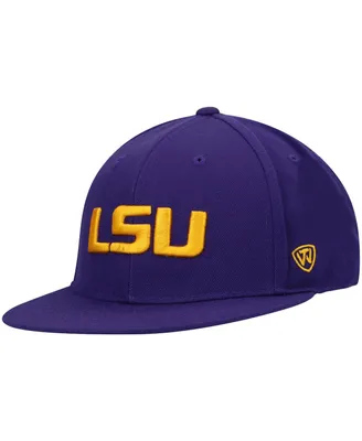 Men's Top of the World Purple Lsu Tigers Team Color Fitted Hat