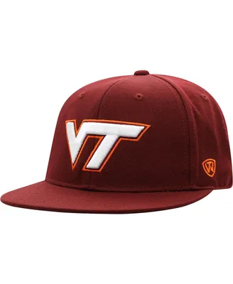 Men's Top of the World Maroon Virginia Tech Hokies Team Color Fitted Hat