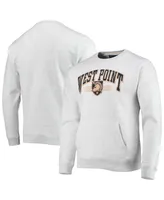 Men's League Collegiate Wear Heathered Gray Army Black Knights Upperclassman Pocket Pullover Sweatshirt