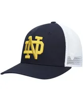 Men's Top of the World Navy Notre Dame Fighting Irish Trucker Snapback Hat