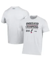 Men's Under Armour White Cincinnati Bearcats 2021 Aac Football Conference Champions Undefeated T-shirt